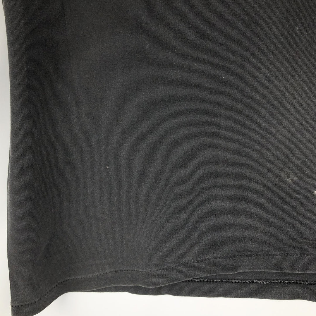 90'S ONEITA POWER-T Wolf Pattern Animal T-Shirt Men's Size L (Equivalent) Vintage cotton black type Vintage Second Hand