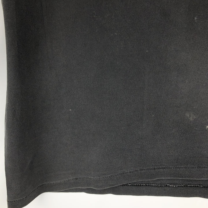90'S ONEITA POWER-T Wolf Pattern Animal T-Shirt Men's Size L (Equivalent) Vintage cotton black type Vintage Second Hand