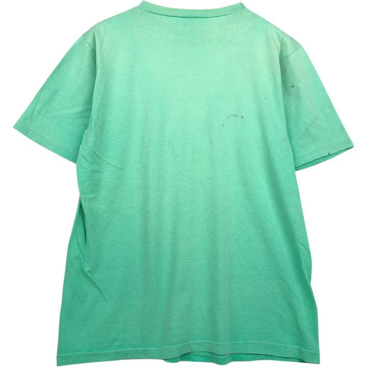 Camo Pattern Animal T-Shirt, Men's Size M (Equivalent), Vintage unclear Emerald green Vintage Second Hand