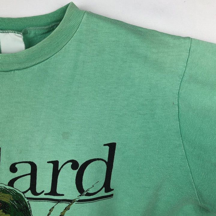 Camo Pattern Animal T-Shirt, Men's Size M (Equivalent), Vintage unclear Emerald green Vintage Second Hand
