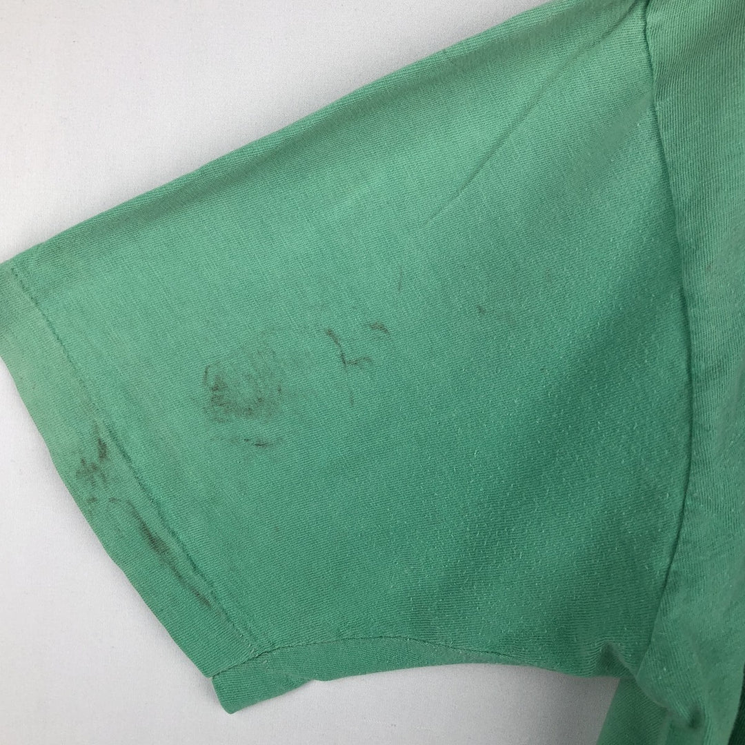 Camo Pattern Animal T-Shirt, Men's Size M (Equivalent), Vintage unclear Emerald green Vintage Second Hand