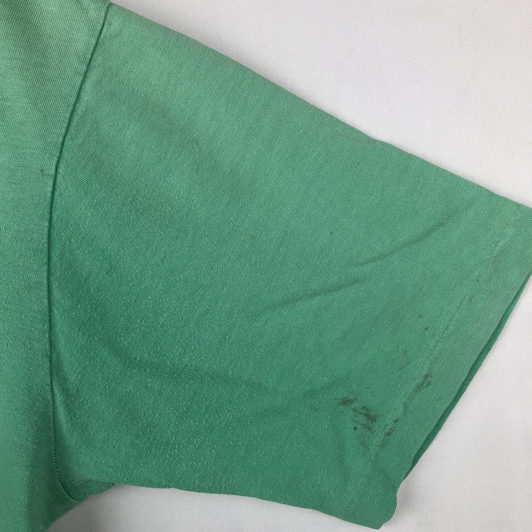 Camo Pattern Animal T-Shirt, Men's Size M (Equivalent), Vintage unclear Emerald green Vintage Second Hand
