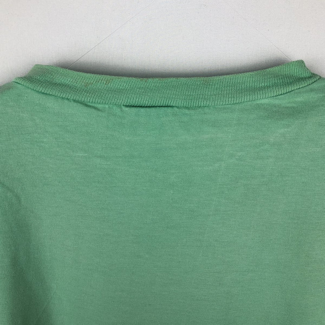 Camo Pattern Animal T-Shirt, Men's Size M (Equivalent), Vintage unclear Emerald green Vintage Second Hand