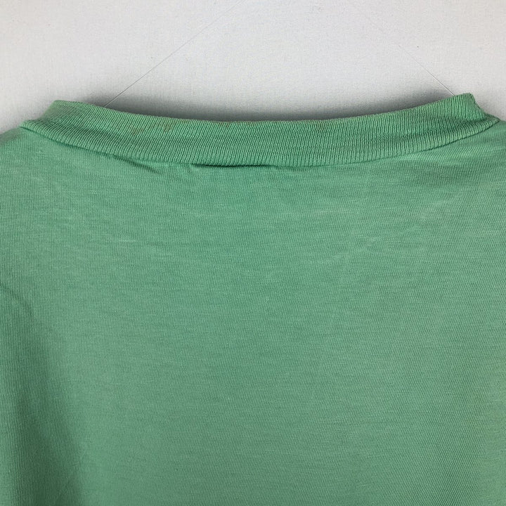 Camo Pattern Animal T-Shirt, Men's Size M (Equivalent), Vintage unclear Emerald green Vintage Second Hand