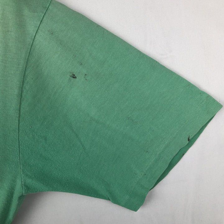 Camo Pattern Animal T-Shirt, Men's Size M (Equivalent), Vintage unclear Emerald green Vintage Second Hand