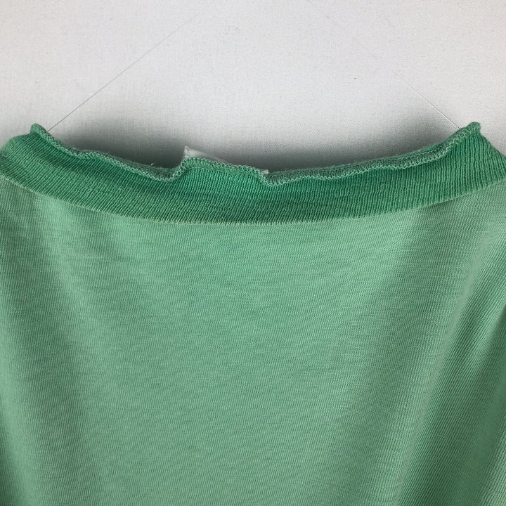Camo Pattern Animal T-Shirt, Men's Size M (Equivalent), Vintage unclear Emerald green Vintage Second Hand