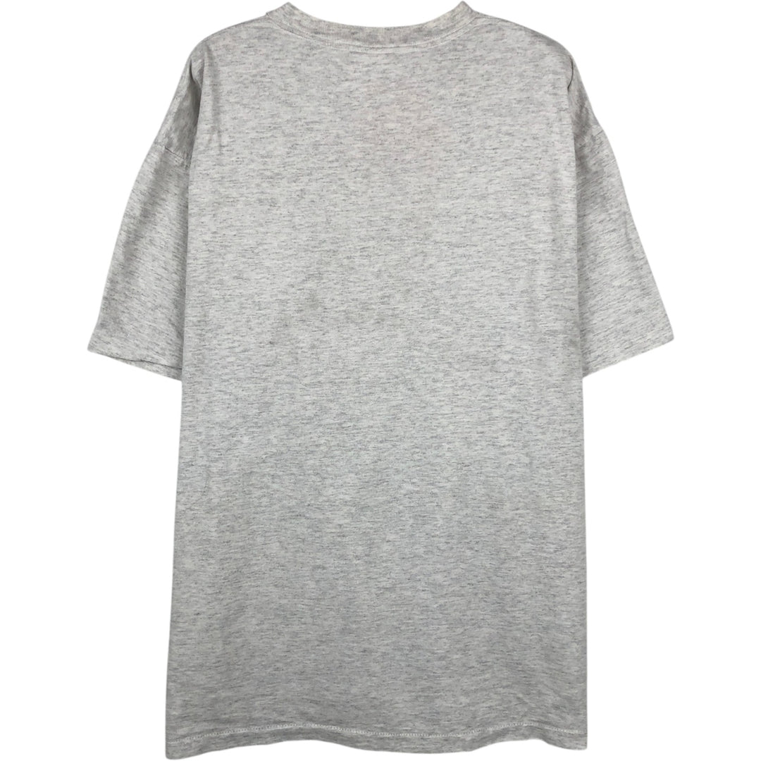 Stadium Court Dog Print Animal T-Shirt, Made in USA, Men's XL Equivalent cotton gray type Vintage Second Hand