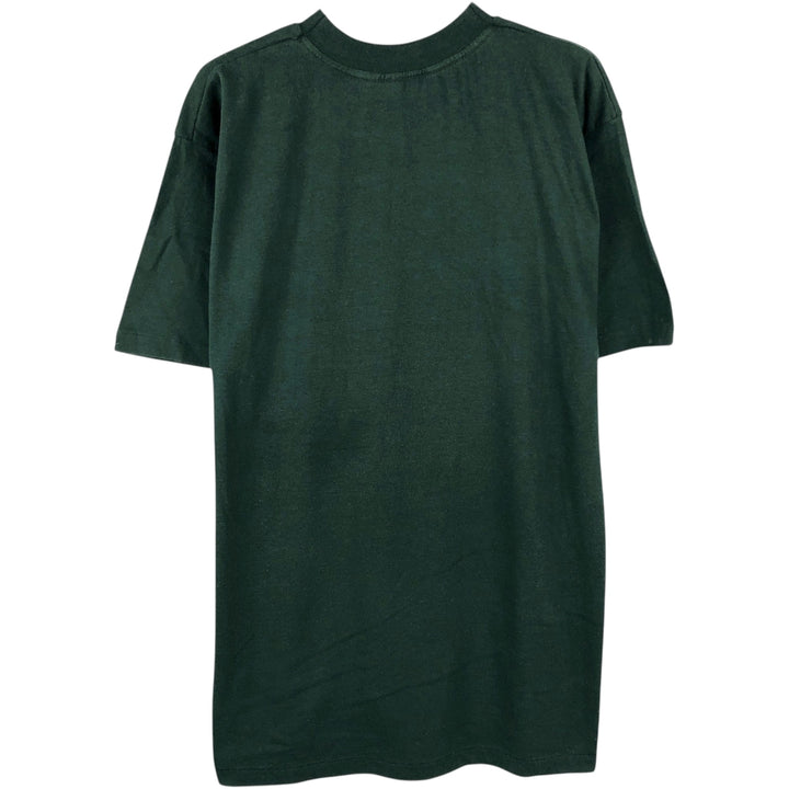 90'S BARA-QU-DA Camo Pattern Animal T-Shirt, Made in Canada, Men's Size L (approx.), Vintage cotton green type Vintage Second Hand