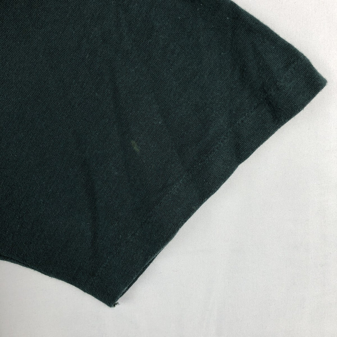 90'S BARA-QU-DA Camo Pattern Animal T-Shirt, Made in Canada, Men's Size L (approx.), Vintage cotton green type Vintage Second Hand
