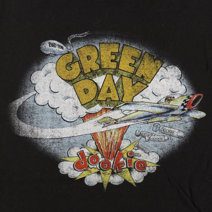 Tultex Green Day Band T-Shirt (Men's Size S) cotton black type Vintage Second Hand