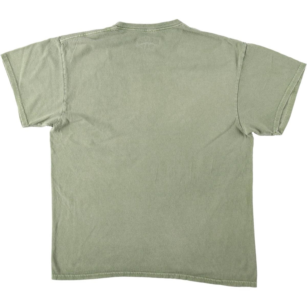 GREEN DAY Green Day Band T-shirt Band T Men's L size unclear green type Vintage Second Hand