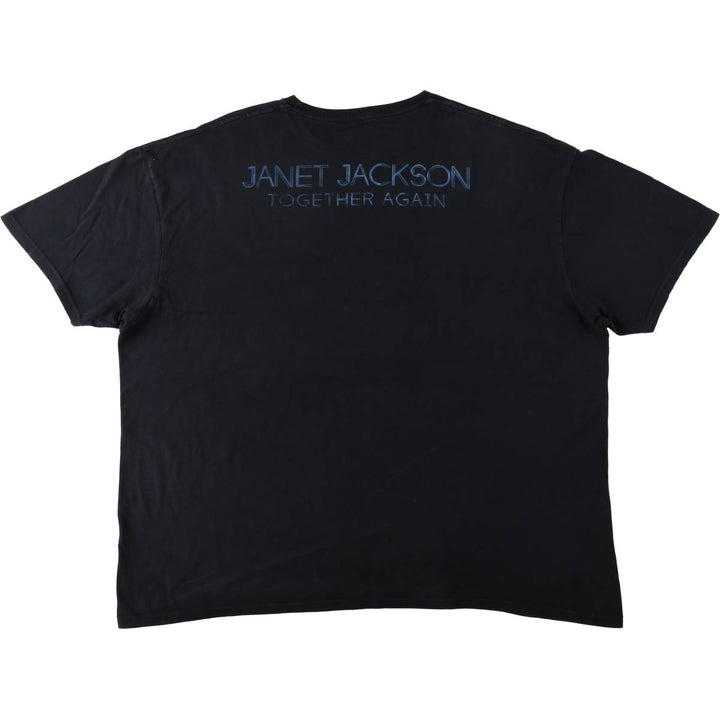 JANET JACKSON Janet Jackson Band T-Shirt, Men's XXL unclear black type Vintage Second Hand