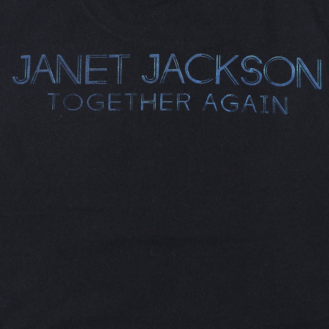 JANET JACKSON Janet Jackson Band T-Shirt, Men's XXL unclear black type Vintage Second Hand