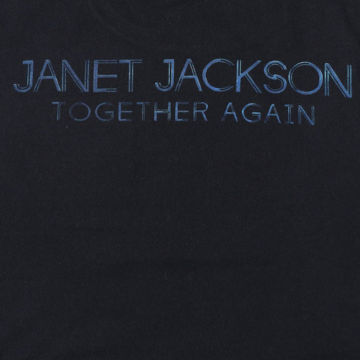 JANET JACKSON Janet Jackson Band T-Shirt, Men's XXL unclear black type Vintage Second Hand