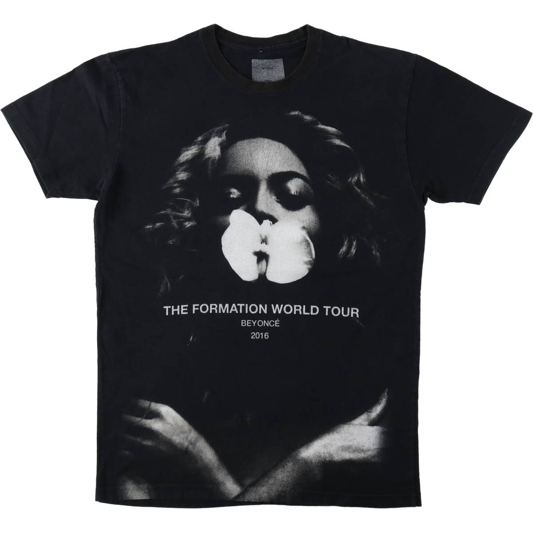 BEYONCE Rap T-Shirt (Men's Size S) cotton black type Vintage Second Hand