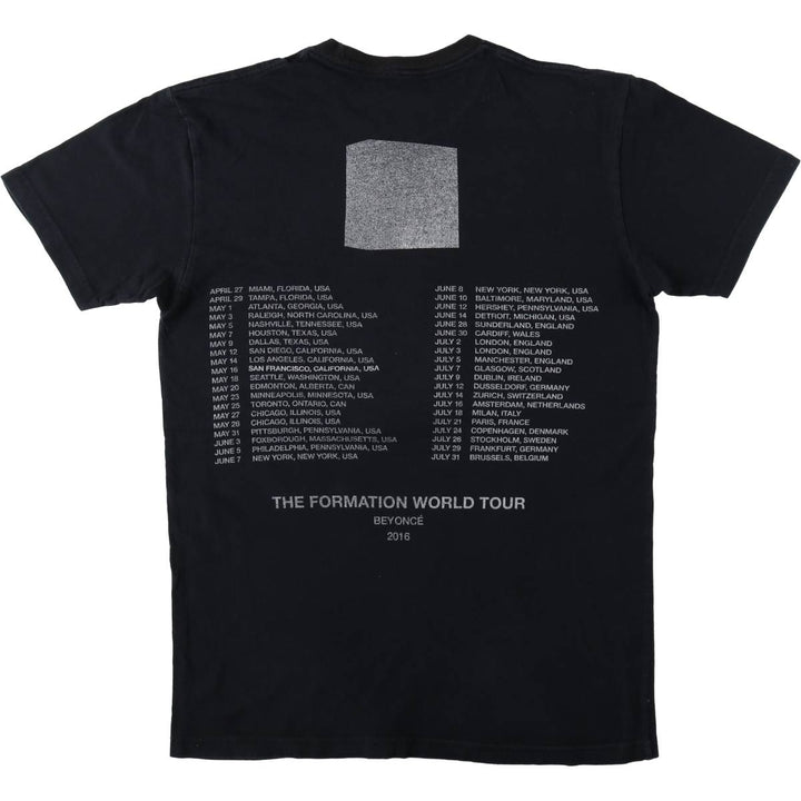 BEYONCE Rap T-Shirt (Men's Size S) cotton black type Vintage Second Hand