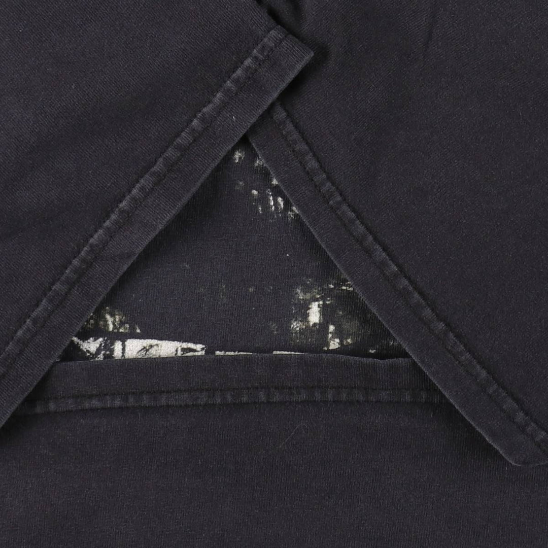 Hanes DISRURBED Band T-shirt, Men's Size L (approx.) cotton black type Vintage Second Hand