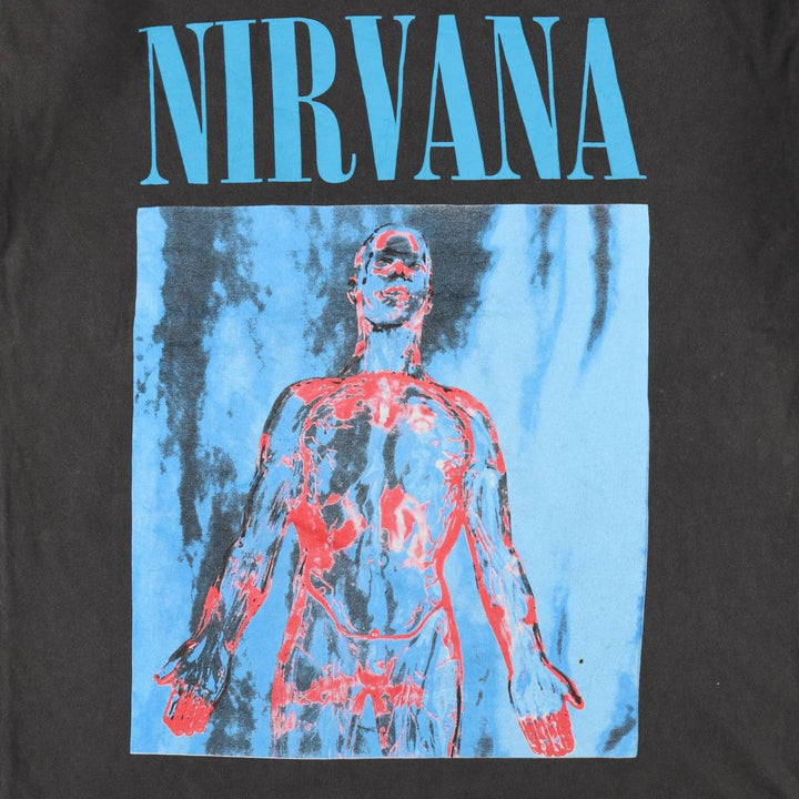 NIRVANA Nirvana Band T-shirt, Band T, Men's XL size unclear Charcoal Vintage Second Hand