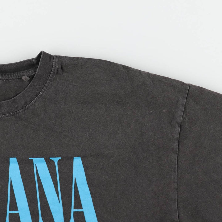 NIRVANA Nirvana Band T-shirt, Band T, Men's XL size unclear Charcoal Vintage Second Hand