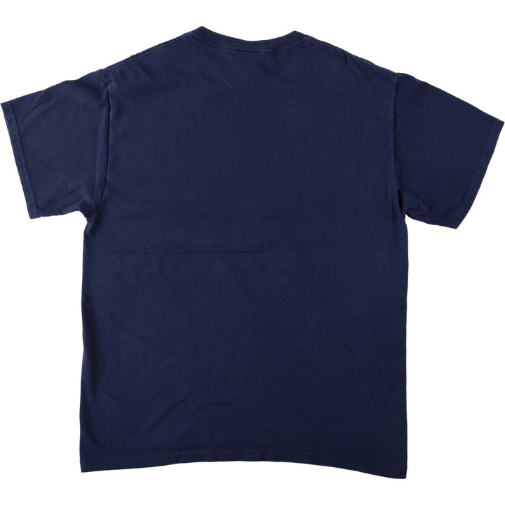 2000'S Fruit of the Loom The Beatles Band T-shirt (Men's size L equivalent) cotton navy blue type Vintage Second Hand