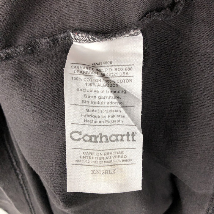 Carhartt Turtleneck Long-Sleeve T-Shirt (Men's Size M) cotton black type Vintage Second Hand