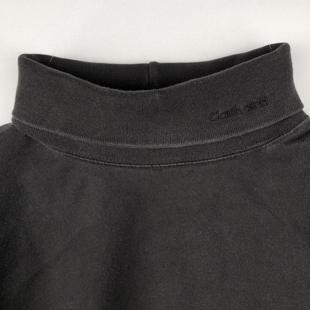 Carhartt Turtleneck Long-Sleeve T-Shirt (Men's Size M) cotton black type Vintage Second Hand