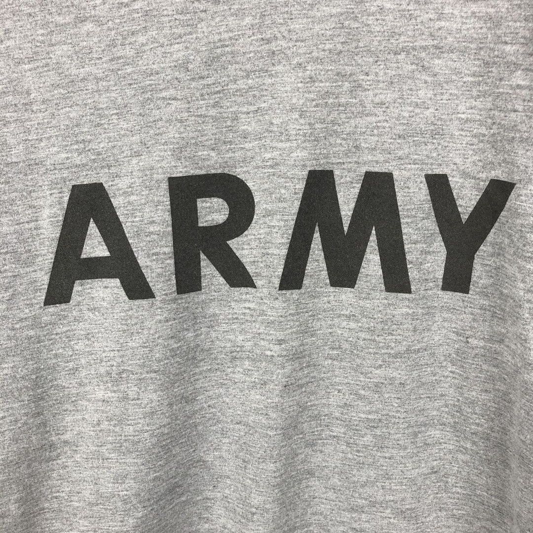 Genuine US Military IPFU Training Mock Neck Long-Sleeve T-Shirt, Made in USA, Men's Size M (approx.) polyester gray type Vintage Second Hand