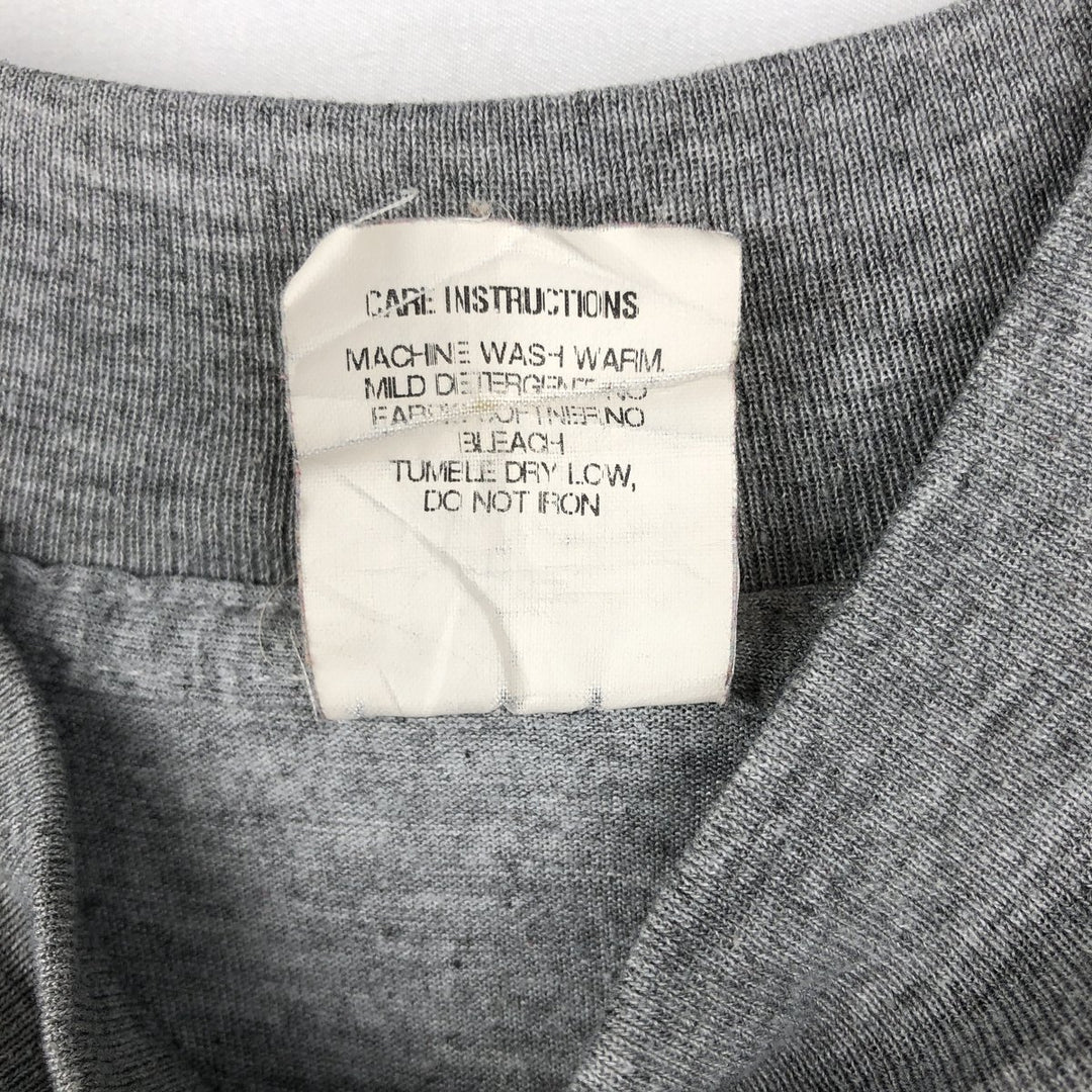 2000'S US Military Issue IPFU Training Mock Neck Long-Sleeve T-Shirt, Made in USA, Size Small (Equivalent to Men's S) polyester gray type Vintage Second Hand
