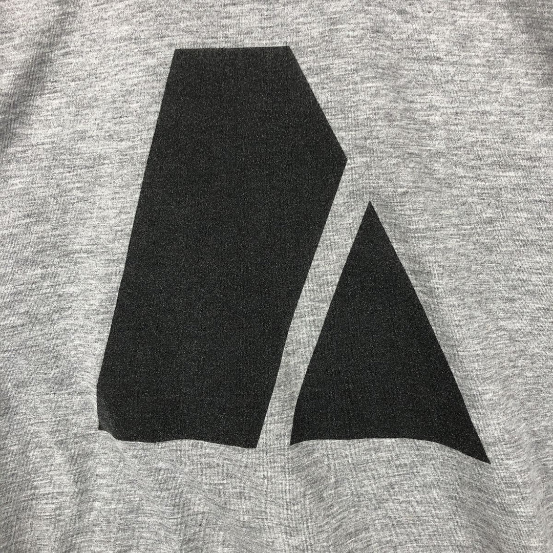 2000'S US Military Issue IPFU Training Mock Neck Long-Sleeve T-Shirt, Made in USA, Size Small (Equivalent to Men's S) polyester gray type Vintage Second Hand