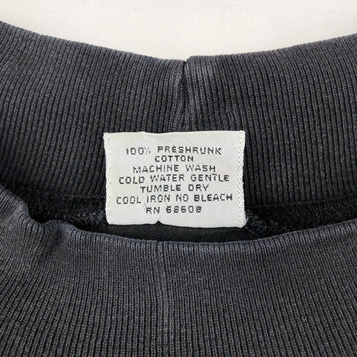 B'ZRQ Mock Neck Long-Sleeve T-Shirt, Made in USA, Men's XL Equivalent cotton black type Vintage Second Hand