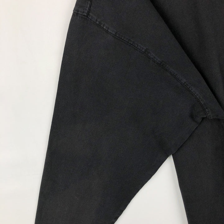 B'ZRQ Mock Neck Long-Sleeve T-Shirt, Made in USA, Men's XL Equivalent cotton black type Vintage Second Hand