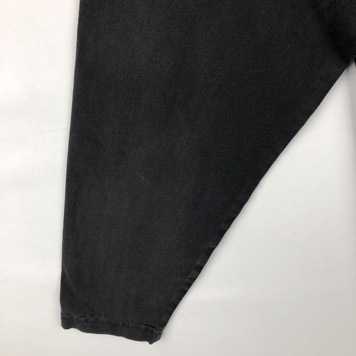 B'ZRQ Mock Neck Long-Sleeve T-Shirt, Made in USA, Men's XL Equivalent cotton black type Vintage Second Hand