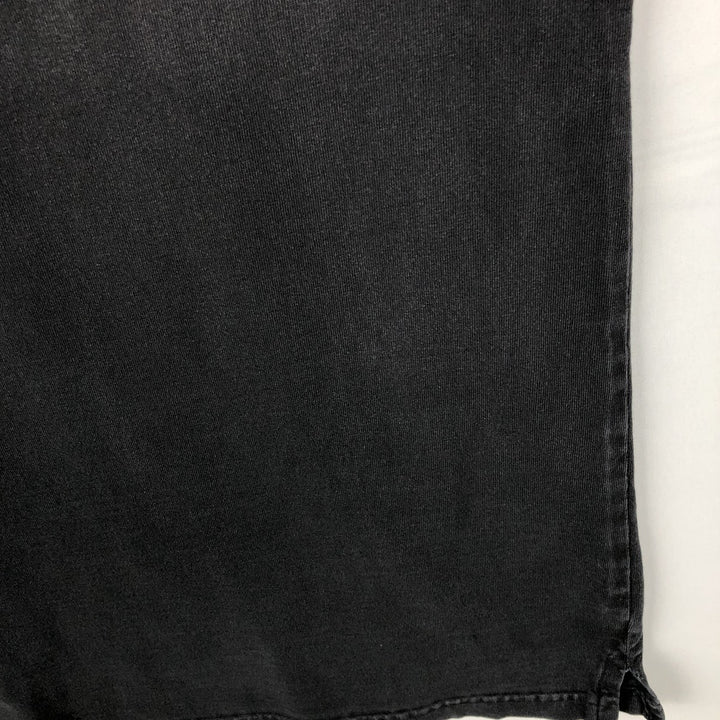 B'ZRQ Mock Neck Long-Sleeve T-Shirt, Made in USA, Men's XL Equivalent cotton black type Vintage Second Hand