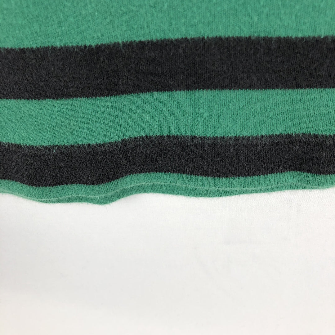 90'S GAP Old Gap Striped Pattern Turtleneck Long T-Shirt, Men's XL equivalent, Vintage cotton green type Vintage Second Hand