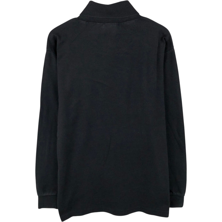 Woolrich turtleneck long-sleeve t-shirt, made in the USA, men's size L equivalent. cotton black type Vintage Second Hand