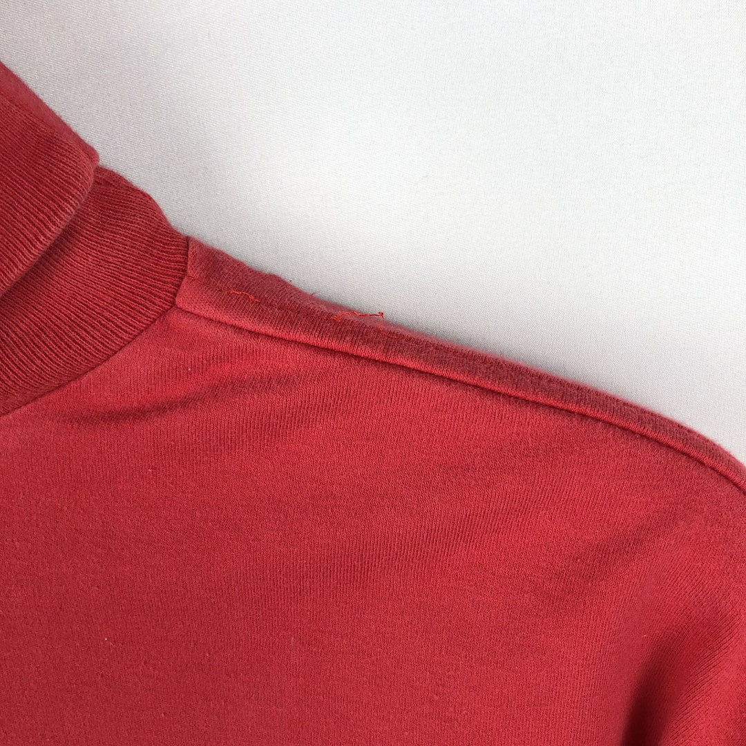 Ralph Lauren POLO by Ralph Lauren Turtleneck Long-Sleeve T-Shirt (Men's Size S) cotton red type Vintage Second Hand