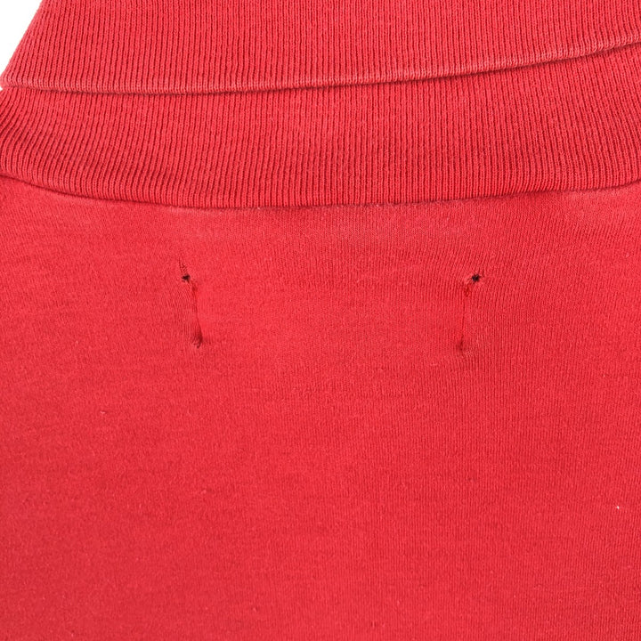 Ralph Lauren POLO by Ralph Lauren Turtleneck Long-Sleeve T-Shirt (Men's Size S) cotton red type Vintage Second Hand