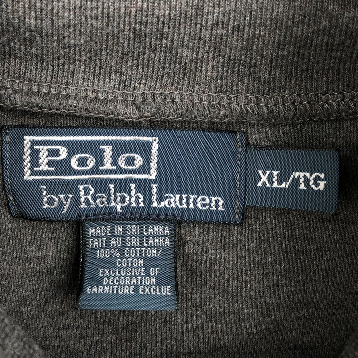 Ralph Lauren POLO by Ralph Lauren Turtleneck Long-Sleeve T-Shirt (Men's XL equivalent) cotton gray type Vintage Second Hand