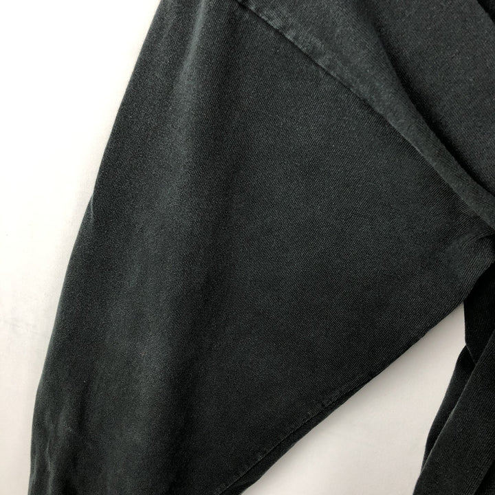 90'S Nike Mock Neck Long-Sleeve T-Shirt, Made in USA, Men's XXL equivalent, Vintage cotton black type Vintage Second Hand