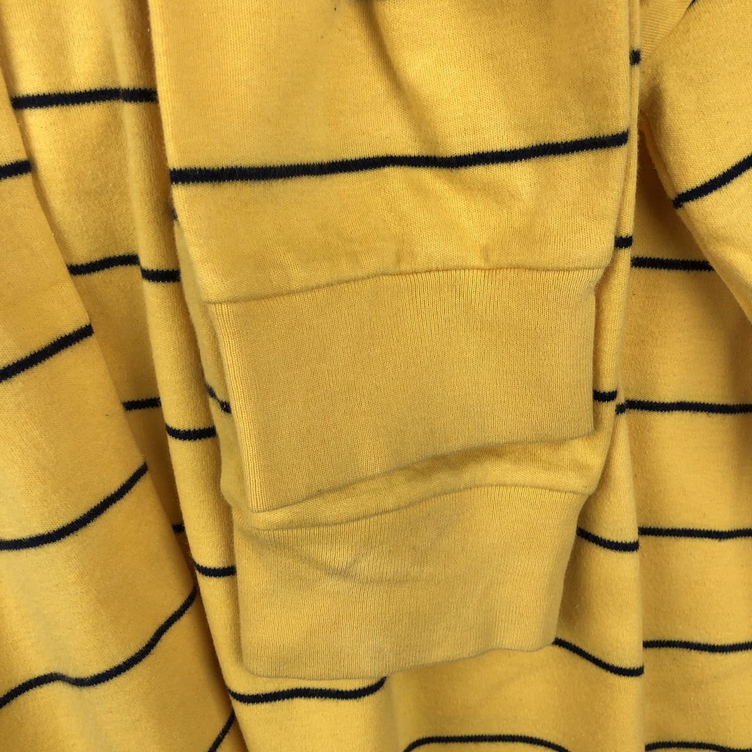 Ralph Lauren POLO by Ralph Lauren Striped Pattern Turtleneck Long-Sleeve T-Shirt (Men's XL equivalent) cotton yellow type Vintage Second Hand