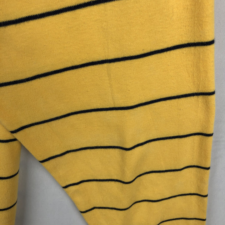 Ralph Lauren POLO by Ralph Lauren Striped Pattern Turtleneck Long-Sleeve T-Shirt (Men's XL equivalent) cotton yellow type Vintage Second Hand