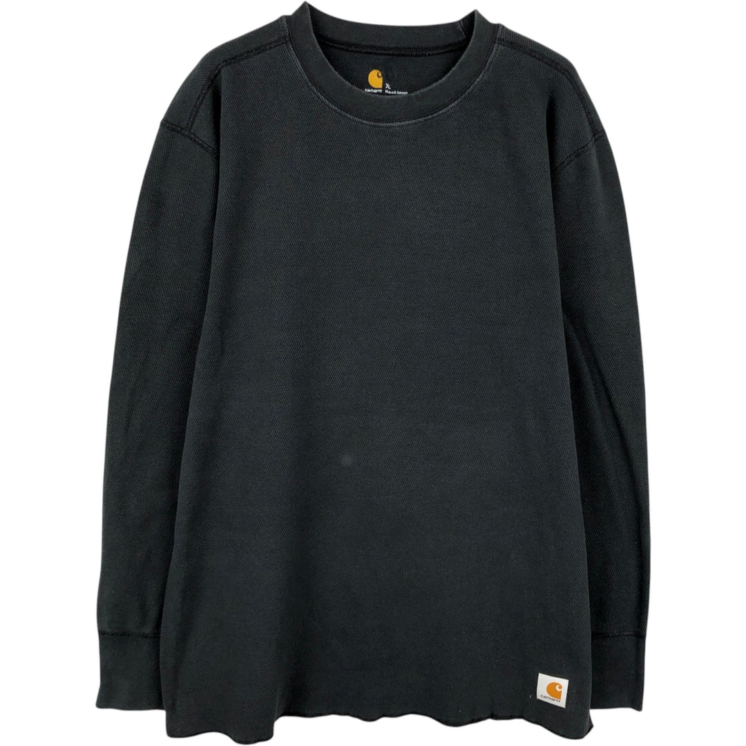 Carhartt Thermal Ron T-shirt, Honeycomb, Men's XL size cotton Charcoal Vintage Second Hand