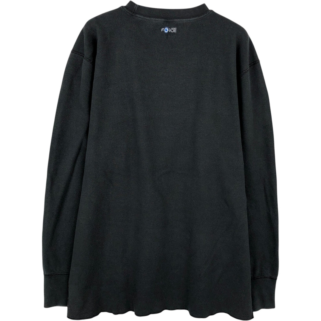 Carhartt Thermal Ron T-shirt, Honeycomb, Men's XL size cotton Charcoal Vintage Second Hand