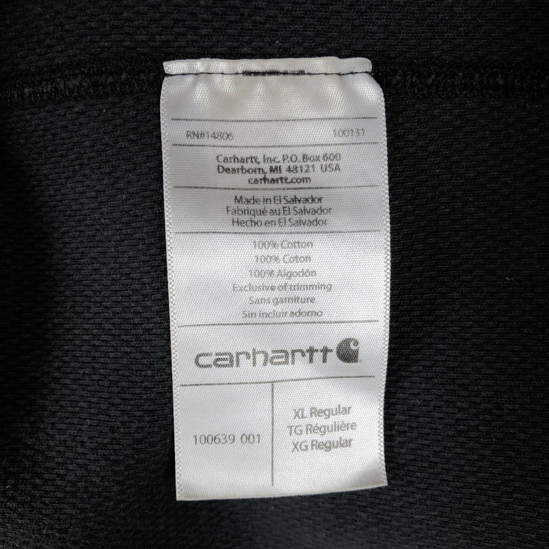 Carhartt Thermal Ron T-shirt, Honeycomb, Men's XL size cotton Charcoal Vintage Second Hand