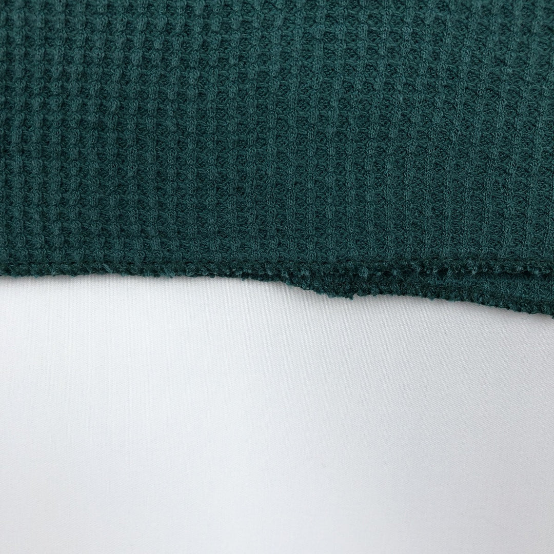 80s-90'S Lee Thermal Long-Sleeve T-Shirt, Made in USA, Men's Size L (Equivalent), Vintage cotton green type Vintage Second Hand