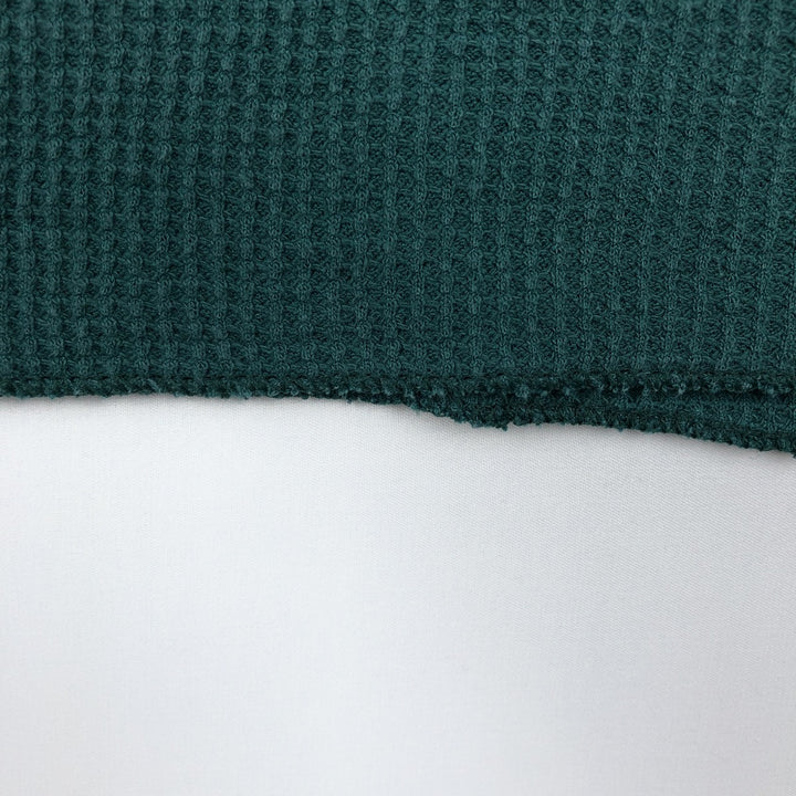 80s-90'S Lee Thermal Long-Sleeve T-Shirt, Made in USA, Men's Size L (Equivalent), Vintage cotton green type Vintage Second Hand