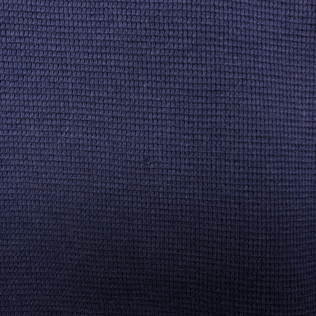 Ralph Lauren POLO RALPH LAUREN SLEEPWEAR Thermal Long T-shirt Waffle Men's XXL cotton navy blue type Vintage Second Hand