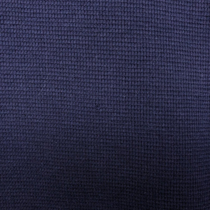 Ralph Lauren POLO RALPH LAUREN SLEEPWEAR Thermal Long T-shirt Waffle Men's XXL cotton navy blue type Vintage Second Hand