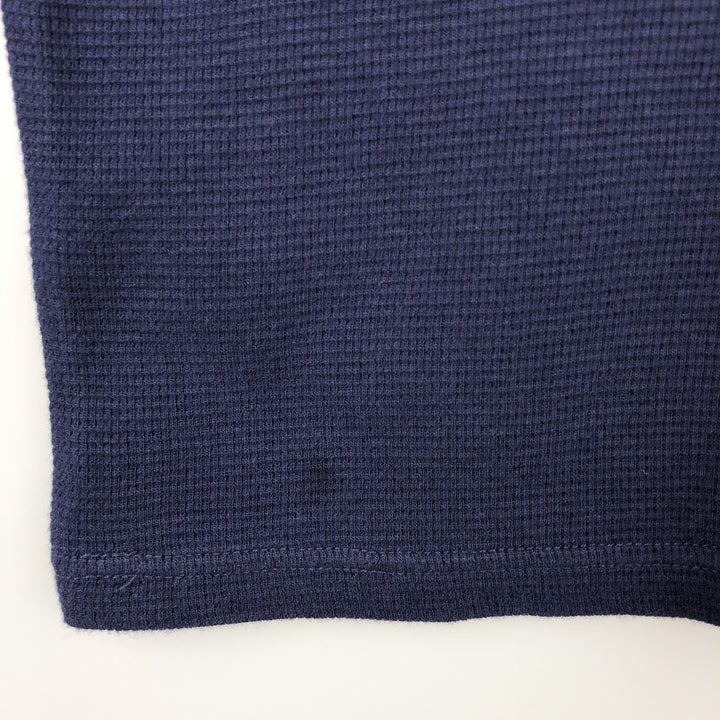 Ralph Lauren POLO RALPH LAUREN SLEEPWEAR Thermal Long T-shirt Waffle Men's XXL cotton navy blue type Vintage Second Hand