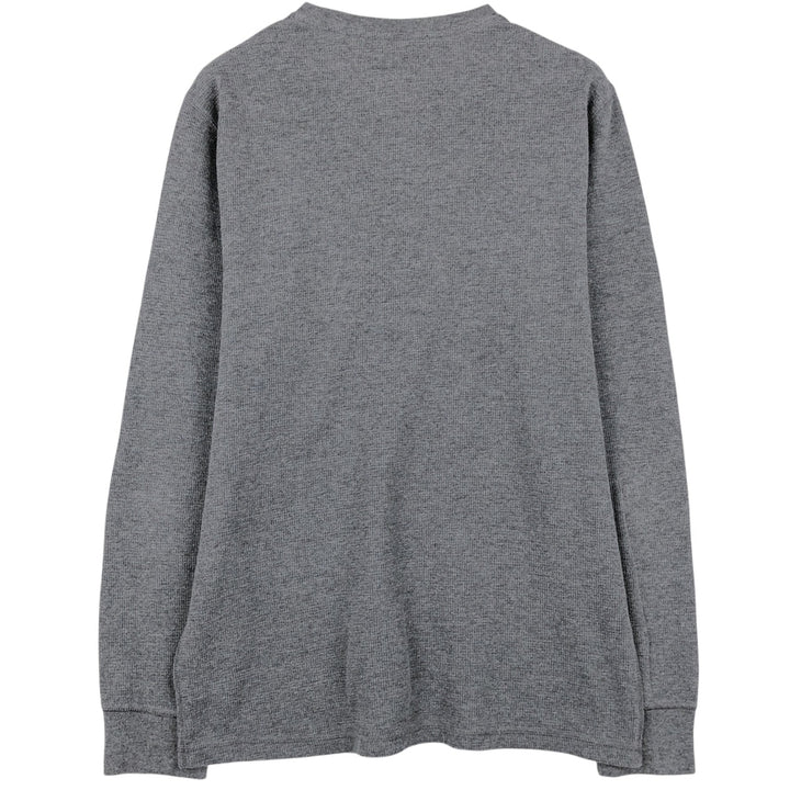 Ralph Lauren POLO RALPH LAUREN SLEEPWEAR Thermal Long T-shirt Honeycomb Men's L size cotton gray type Vintage Second Hand